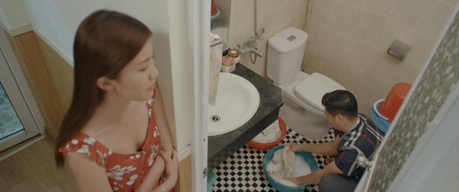 Hoa hồng trên ngực trái tập 18: Thái xắn tay áo, giặt đồ lót cho Trà tiểu tam-9