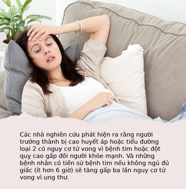 Ngủ ít hơn 6 tiếng mỗi ngày khiến bạn có nguy cơ tử vong vì 2 căn bệnh nguy hiểm này-1