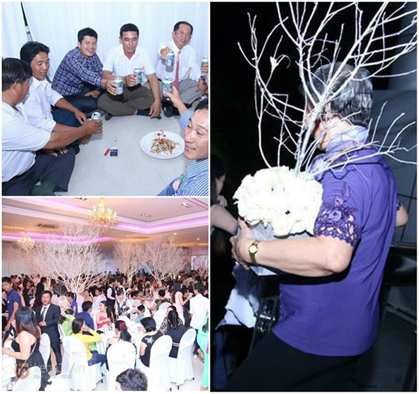 Sao Việt dở khóc dở cười vì mất điện, mưa lớn, cô dâu ngất xỉu trong hôn lễ-8