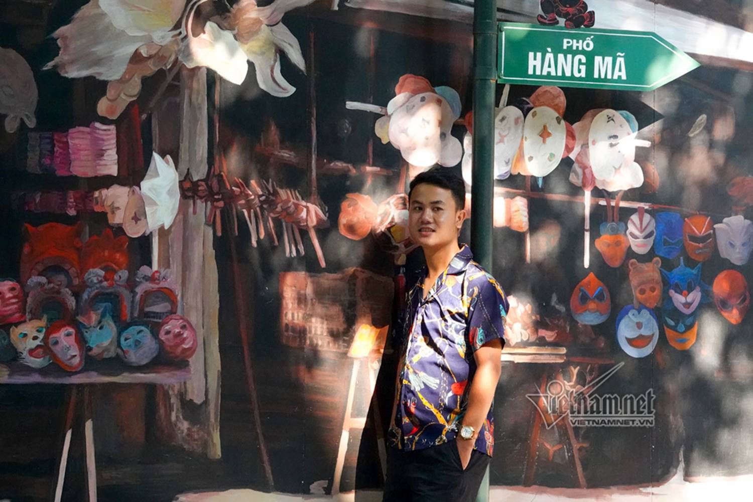 Hà Nội xưa đẹp lạ qua tranh bích họa trên phố-4