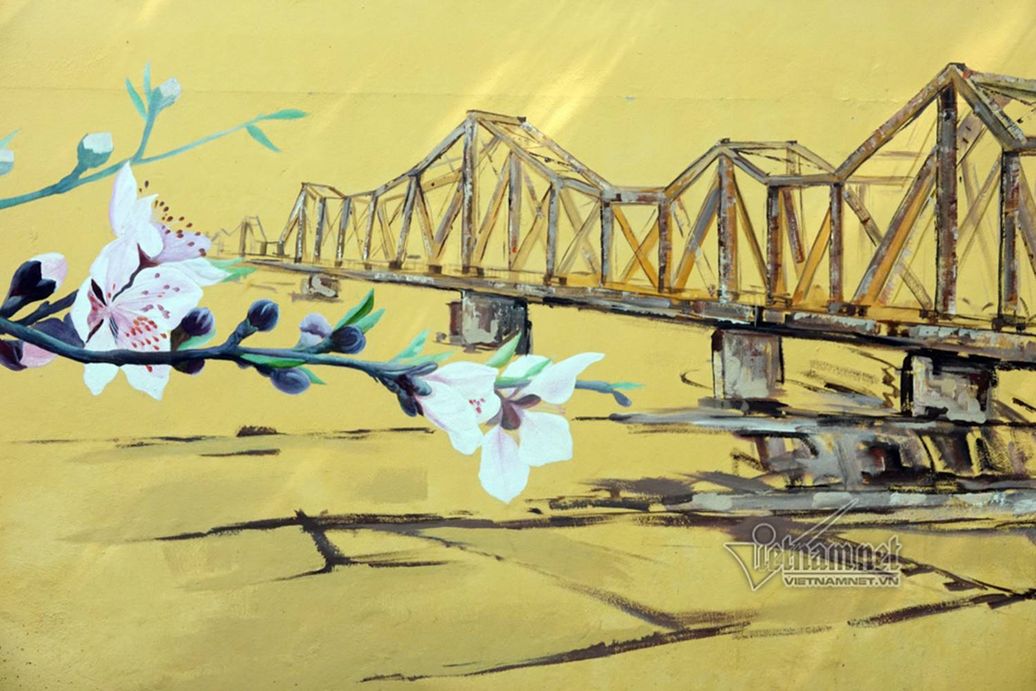 Hà Nội xưa đẹp lạ qua tranh bích họa trên phố-13