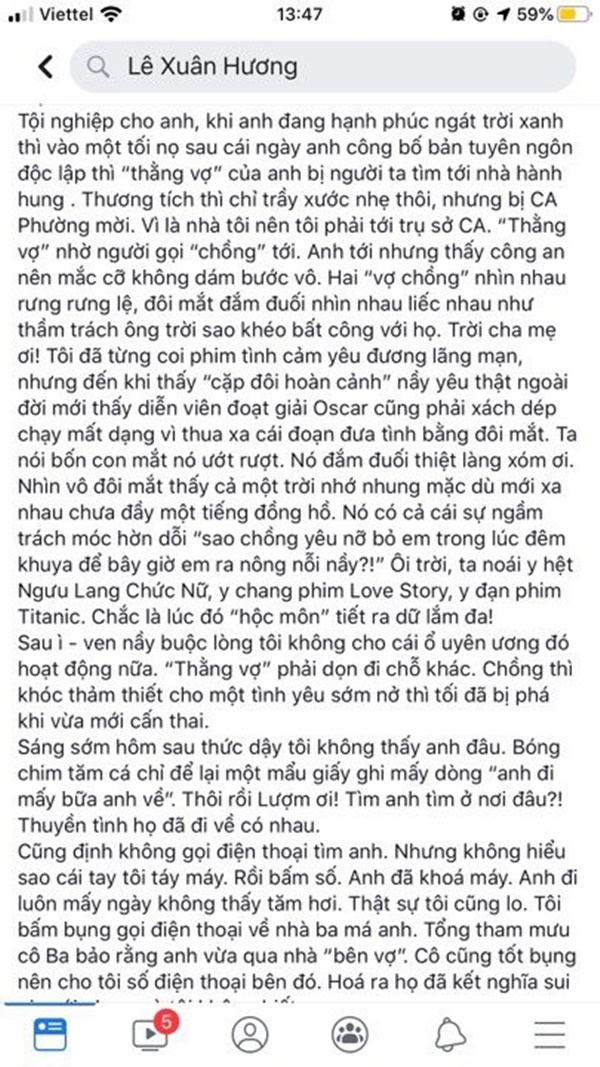 4 chương chưa phải kết thúc, NS Xuân Hương tiếp tục tung chương 5 kể chuyện phải tới đồn công an để cứu người tình của chồng cũ-3