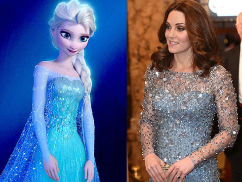 Công nương Kate nào có khác gì Công chúa Disney đời thực với 3 lần lên đồ như bước ra từ hoạt hình