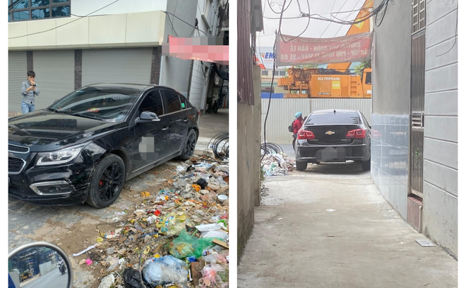 Đỗ ô tô ở vị trí quá hiểm, người chủ xe khiến cả ngõ xôn xao, tức tốc đi tìm-1