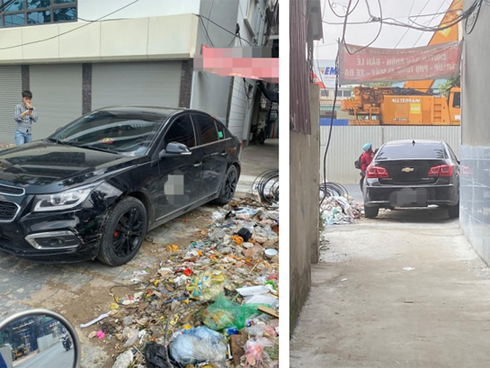 Đỗ ô tô trên đường rồi rời đi, lúc quay lại tài xế tái mặt khi thấy 3 túi quà treo đầy xe-3