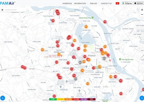 App AirVisual đưa thông tin không chuẩn xác và gỡ bỏ, Hà Nội vẫn ô nhiễm không khí nặng nề và người dân nên xem ở những web, app uy tín”-3