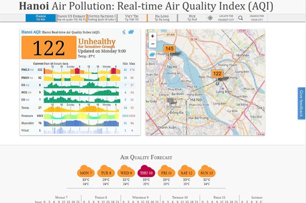 App AirVisual đưa thông tin không chuẩn xác và gỡ bỏ, Hà Nội vẫn ô nhiễm không khí nặng nề và người dân nên xem ở những web, app uy tín”-5