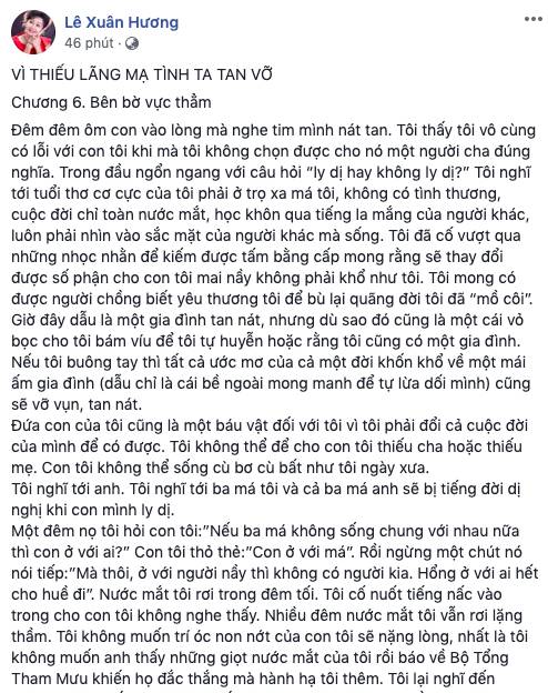 NS Xuân Hương tung bằng chứng, kể chuyện chồng cũ nhớ nhung thằng vợ rồi cải thiện bằng cách gọi người đấm bóp về nhà-1