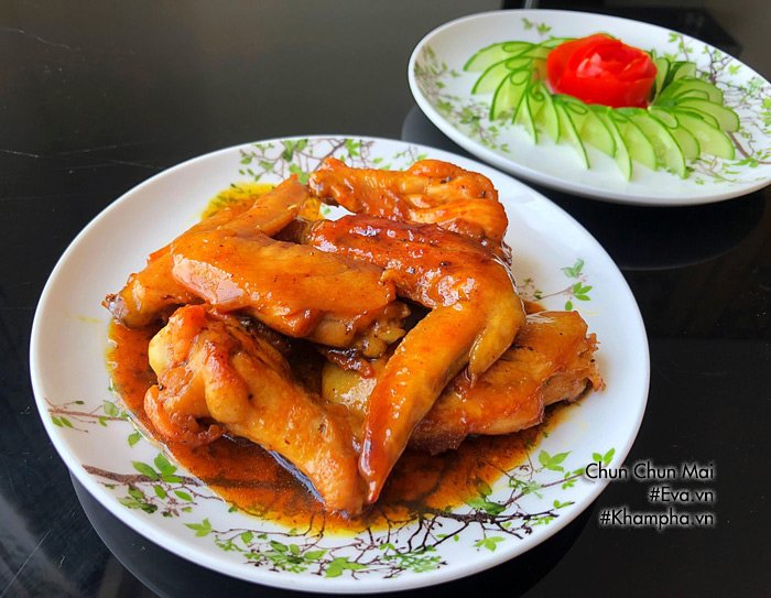 Cánh gà om nước dừa thơm nức mũi, không chỉ ông xã mà cả nhà cũng thích mê-5