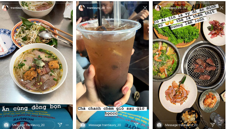 Thân làm Hoa hậu, dù nghiện ăn uống lắm nhưng Trần Tiểu Vy vẫn phải tự thừa nhận một điều: Lúc ăn hết mình, lúc mập hết hồn-1