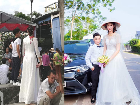 Xôn xao hình ảnh đám cưới oách nhất vùng cao với đoàn rước dâu toàn xe mô tô khủng-4