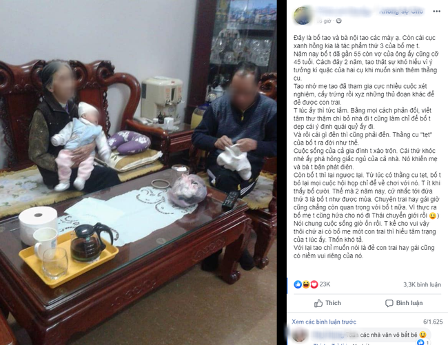 Đôi vợ chồng U50, U60 mà vẫn cố đẻ để kiếm mụn con trai, nào ngờ lại ra cô vịt bầu” khiến cuộc sống của cả gia đình đảo điên đến thế này-1