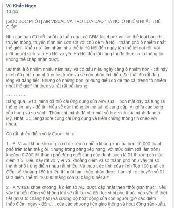 AirVisual bay màu” trên mọi mặt trận, Reuters chỉ đích danh kẻ đầu têu” kêu gọi mọi người tẩy chay ứng dụng này tại Việt Nam-5