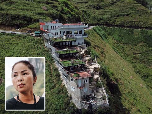 Bà chủ khách sạn trên Mã Pì Lèng