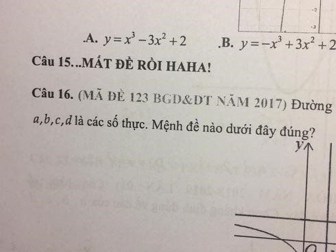 Xuất hiện dòng chữ lạ trong đề thi khiến học sinh đồng loạt kêu lên: “Thôi mất đề rồi, học hành gì tầm này nữa!”