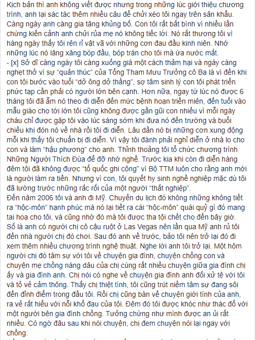 NS Xuân Hương tiếp tục tung chi tiết sốc chuyện Thanh Bạch khủng bố tinh thần vợ với cái tựa úp mở Cái đêm hôm ấy là đêm gì?-2