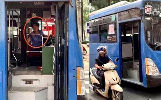 Sa thải tài xế xe buýt nhổ nước bọt vào người đi đường-1