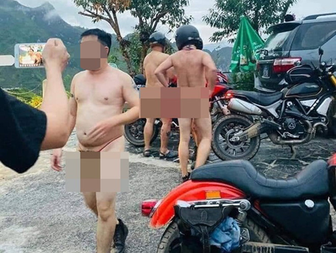 Thêm 9 phượt thủ cố tình lột đồ, chụp ảnh phản cảm trên đèo Mã Pì Lèng-2