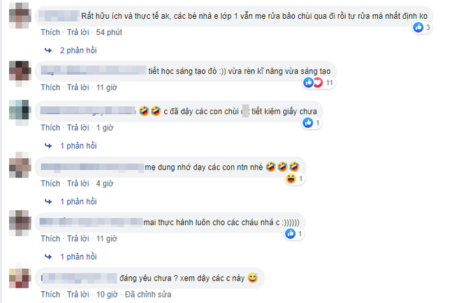 Cô giáo mầm non dạy trẻ kỹ năng lau chùi sau khi đi vệ sinh, nhưng mọi người không nhịn được cười vì khoản tiết kiệm của cô-2