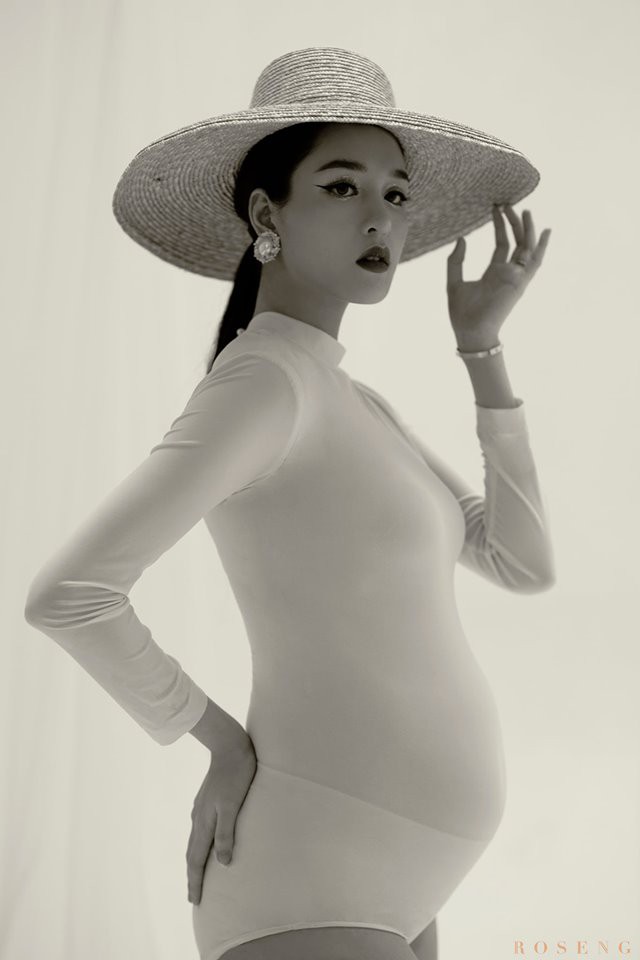 Á hậu Hoàng Anh xác nhận đang mang bầu lần hai ở tháng thứ 7-1