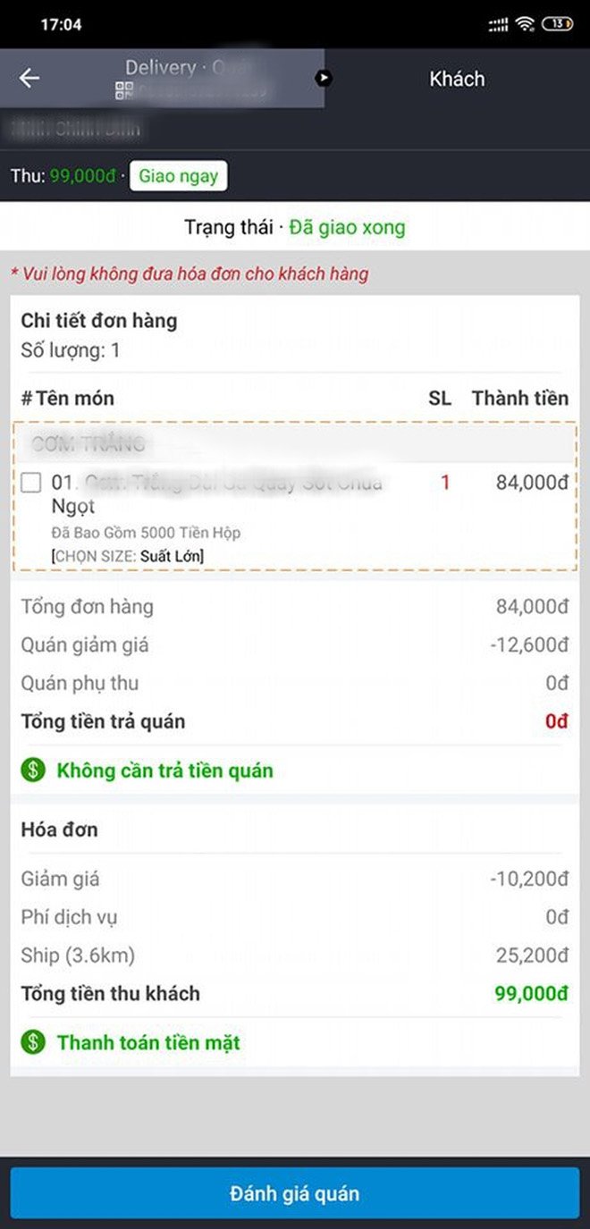 Ngang nhiên bùng tiền 2 suất cơm gà của shipper, vị khách xinh đẹp này còn tỏ thái độ khiến cư dân mạng phải lắc đầu ngao ngán-2