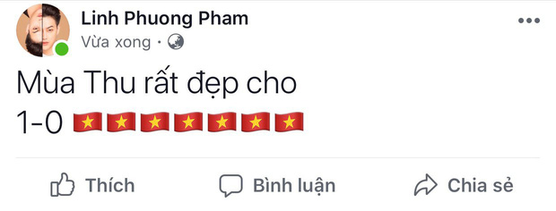 Đông Nhi - Ông Cao Thắng, Bảo Anh cùng dàn sao Vbiz vỡ oà trước siêu phẩm ngả người volley mở màn tỷ số 1-0 của Quang Hải-7