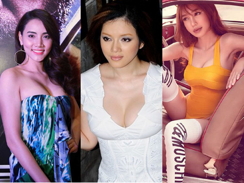 Phi Thanh Vân, Đỗ Mỹ Linh chăm mặc đầm trễ nải gây lo lắng như sắp tụt-21