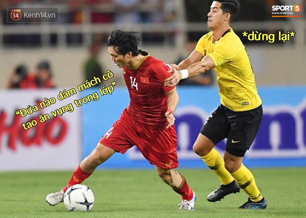 Bức ảnh ăn mừng chiến thắng của Quang Hải trở thành cảm hứng chế ảnh của dân mạng-14