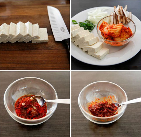 Chỉ cần 3 bước có ngay món canh kim chi đậu phụ nóng hổi, vừa thổi vừa ăn, cả nhà đều mê-1