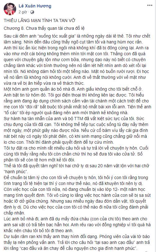 Đến hẹn lại lên: NS Xuân Hương tố Thanh Bạch bất ngờ lật kèo không chịu ly dị sau loạt hành động khủng bố tinh thần vợ-4