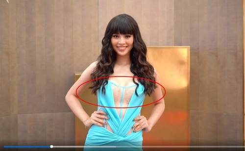 Là Hoa hậu đẹp nhất Việt Nam, Tiểu Vy vẫn khổ sở vì lộ nội y kém duyên dáng-2