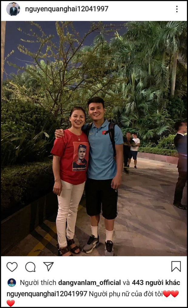 Sau chiến thắng trước Malaysia, Quang Hải ngay lập tức khoe người phụ nữ của đời mình khiến fangirl đổ rạp!-2