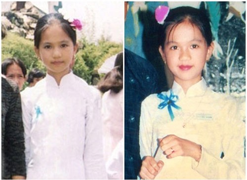 Ngắm ảnh thời thơ ấu của Ngọc Trinh-4