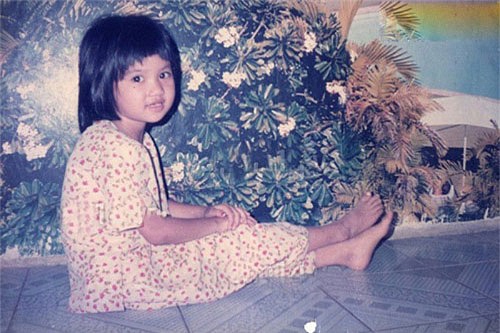 Ngắm ảnh thời thơ ấu của Ngọc Trinh-2