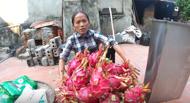 Hì hục làm que kem khổng lồ 60kg từ thanh long ruột đỏ, bà Tân Vlog lại bị bắt lỗi đủ thứ, còn bị dân mạng hỏi khó, chê không có tính giáo dục-1