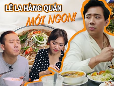 Là MC có thu nhập khủng nhất nhì Việt Nam nhưng Trấn Thành ăn uống lại cực giản dị, toàn rủ bạn bè đi ăn đồ vỉa hè bình dân