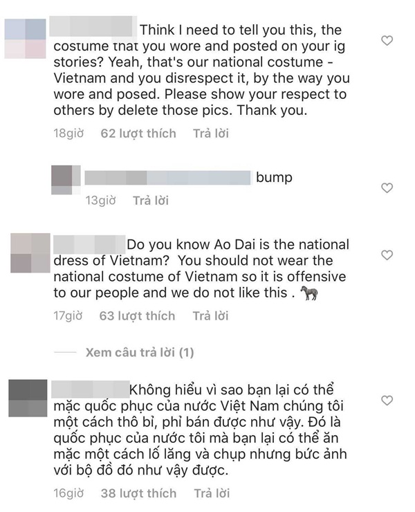 Cộng đồng mạng Việt Nam tổng tấn công trang cá nhân nữ ca sĩ mặc áo dài không quần, gay gắt yêu cầu xin lỗi-3