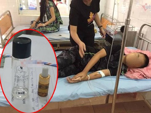 Công an điều tra vụ 2 cháu nhỏ Hải Phòng nhập viện nghi uống chất lạ