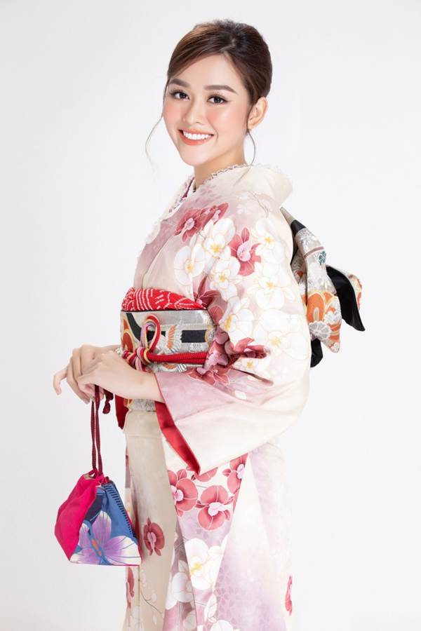 Á hậu Tường San diện kimono xinh đẹp, hoá mỹ nhân xứ Phù Tang-2