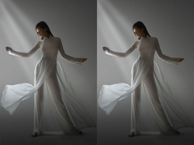 Áo dài mỏng dính lộ nội y, khoét trước hở sau phản cảm gây bão dư luận-7