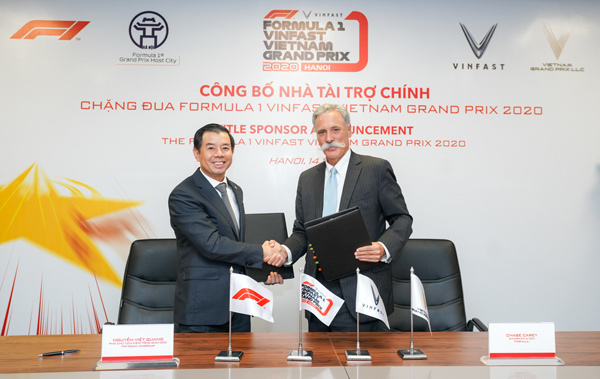 VinFast là nhà tài trợ chính của chặng đua Công thức 1 Việt Nam-1