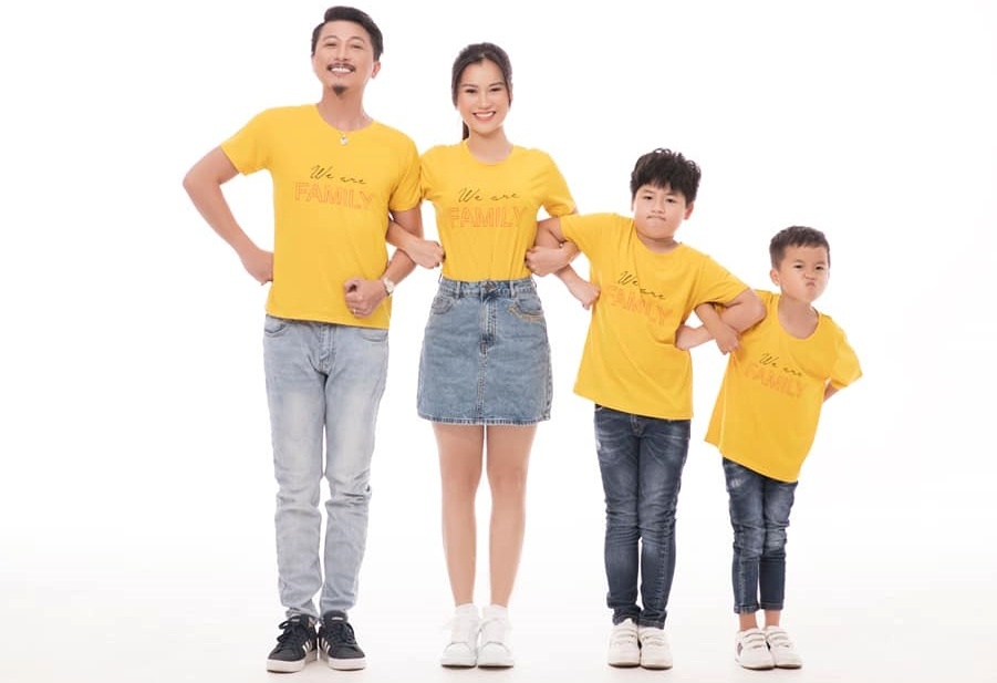 Vợ chồng Hứa Minh Đạt, Lâm Vỹ Dạ khoe hai con trai kháu khỉnh-1