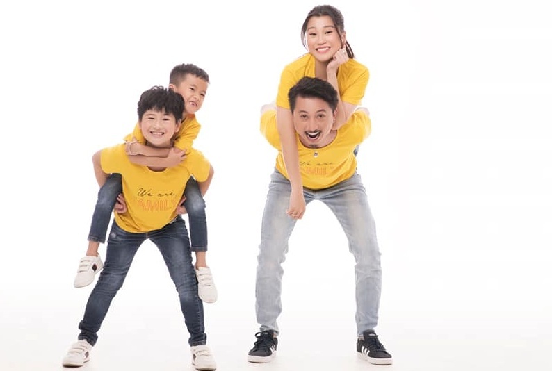 Vợ chồng Hứa Minh Đạt, Lâm Vỹ Dạ khoe hai con trai kháu khỉnh-3