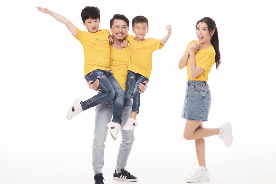 Vợ chồng Hứa Minh Đạt, Lâm Vỹ Dạ khoe hai con trai kháu khỉnh-5