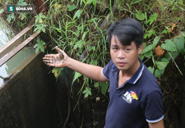 Nhân chứng kể việc phát hiện dầu thải đổ trộm xuống suối đầu nguồn nhà máy nước sông Đà-2