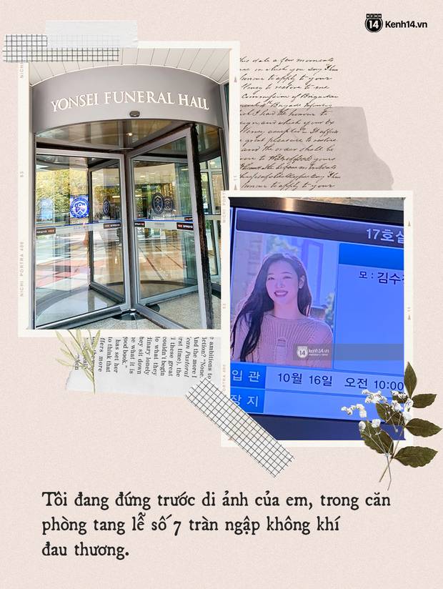 Nhật ký hành trình của một fan Việt đến Hàn Quốc: Tôi đã bật khóc trước di ảnh của em. Tạm biệt nhé, Sulli bé nhỏ!-1