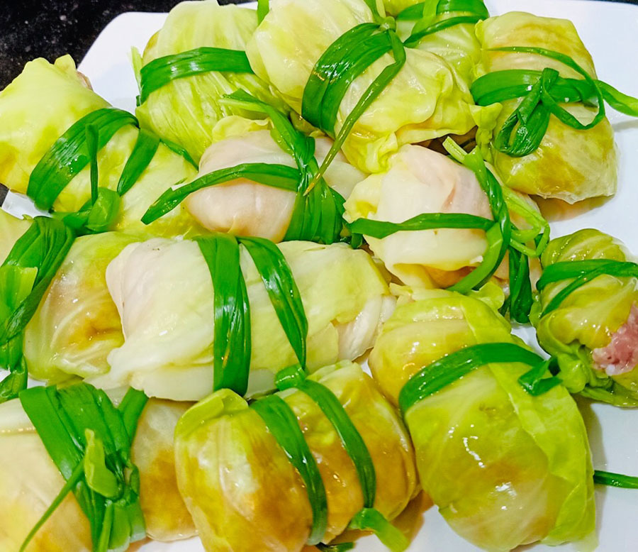Thịt cuốn lá bắp cải, món ngon dễ làm, chồng nên nấu đãi vợ ngày 20/10-1