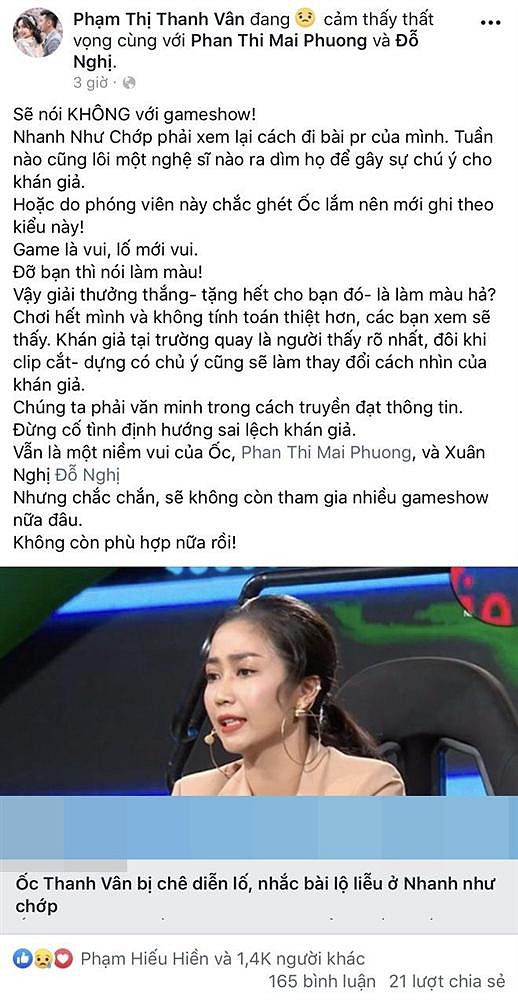 Đồng loạt nghệ sĩ Việt công khai tuyên bố tuyệt giao với gameshow-1