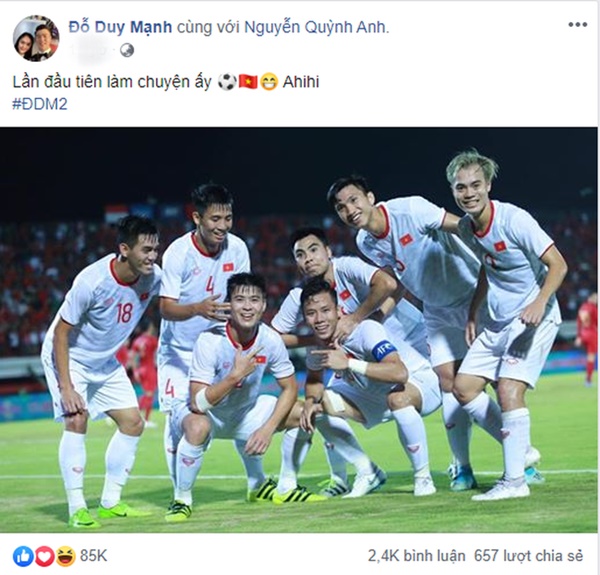 Hành động đặc biệt Duy Mạnh dành cho bạn gái sau trận gặp Indonesia khiến hàng nghìn cô gái ghen tị-4