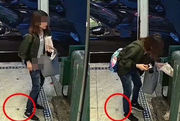 Vừa đi vào thang máy, cô gái lập tức ngồi bệt xuống phóng uế khiến người ngoài vô tình nhìn thấy chết trân tại chỗ-4